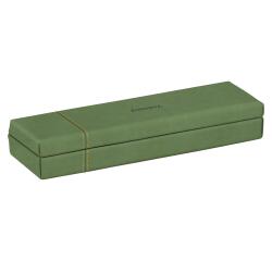 Rhodiarama plumier simili cuir italien 21x5,5x3 cm - Sauge
