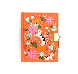 Journal intime, Chats et fleurs - Multicolore
