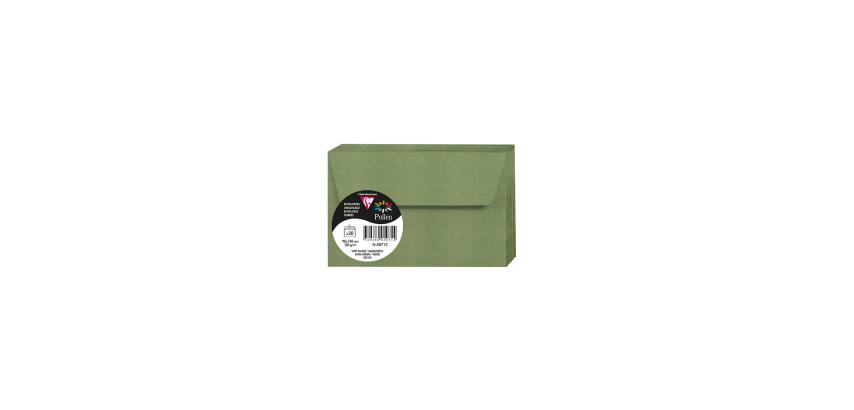 Paquet de 20 enveloppes Pollen 90x140 120g/m2 - Vert sauge