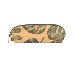 LIÈGE Petite trousse ovale certifiée VEGAN 16x5x6 cm palmier