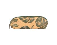 LIÈGE Petite trousse ovale certifiée VEGAN 16x5x6 cm palmier