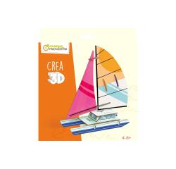 Crea 3D, Bateau - Orange
