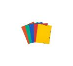 Chemise à élastique sans rabat carte lustrée 350gm2 - A4 - Couleurs assorties