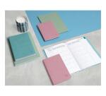 Agenda de bureau EasyDay 17 Ondine 12 x 17 cm Journalier Janvier à Décembre 2027 - Couleurs assorties