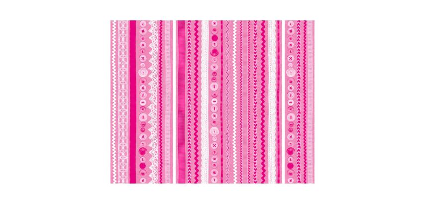 Décopatch Sheets pk3 - Pink