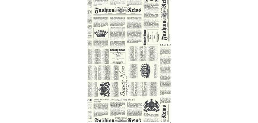 770 - Pochette 20 feuilles Décopatch - Blanc/noir