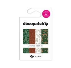 Decopatch Assortment 4 Foil Papers Forest