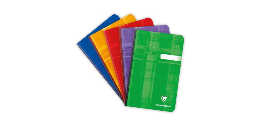 Carnet brochure, 110 x 170 mm, quadrillé 5x5