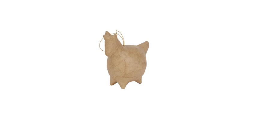 Licorne boule à suspendre 11cm - Kraft