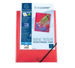 Carpetas con gomas 3 solapas Kreacover® Polipropileno Translucido