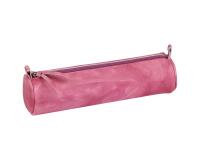 TIE&DYE Trousse ronde Ø5,5x22 cm, rose violine - Rose violine