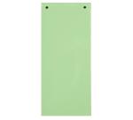 Paquet 100 fiches intercalaires horizontales unies perforées - 105x240mm