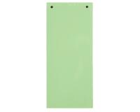 Paquet 100 fiches intercalaires horizontales unies perforées - 105x240mm