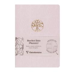 Inspire, Bucket list planner, Carnet cousu fil A5 14,8x21 cm, 64 pages, imprimé, ass.