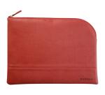 Rhodiarama pochette zippée en simili cuir - taille L (21x28 cm) - Nacarat