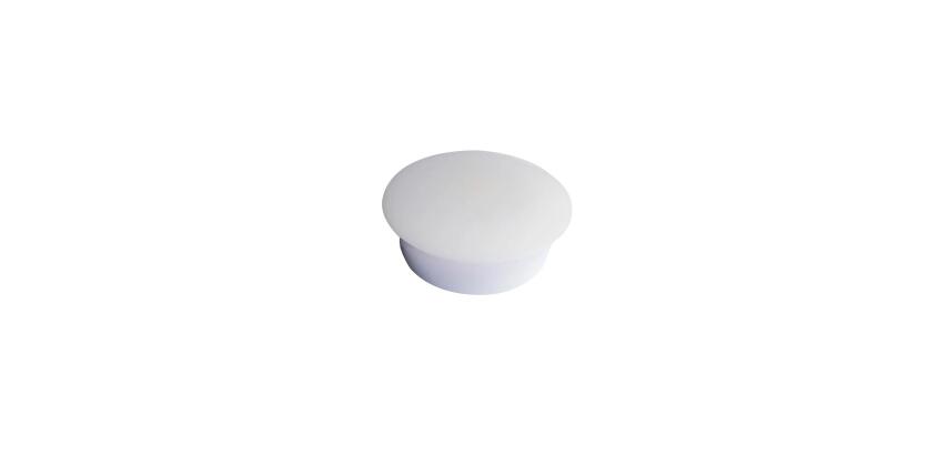 Schachtel mit 4 Stück Magnete, Ø18mm - Weiß