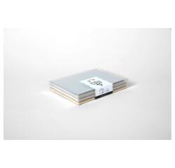 Coffret Pollen uni de 20 enveloppes 114x162mm + 20 cartes 110x155mm - Assortiment Chic - Assortiment
