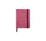 CUIRISÉ Carnet souple A6, 144 pages unies - Cerise