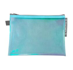 Exacompta Candy Tidy Zipped Pocket, A4, Soft Plastic - Assorted colours