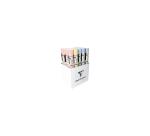 Papier affiche 90g, 5x0,35m en carton prés. de 20 rlx ass. Pastel - Assortiment pastel
