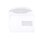 Box of 500 White Envelopes C5-162x229mm - Machinable Gummed - 80g/m2 - Window 45x100 (position 62/20) - for automatic inserting machine - White