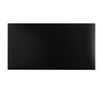 Sous main souple PU bicolore - 35 x 60 cm - Noir/rouge