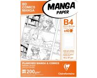 Manga Multi-techniques étui 40F B4 200g grille 6 cases