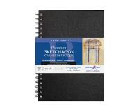 Beta Series carnet spiralé 25F 17,8x25,4cm 270g - Blanc