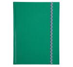 Iderama Notebook 220x170, 192 lined pages - green