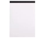 Rhodia Touch - Maya Pad - bloc agrafé A5 50f uni papier Maya blanc 120g - Noir