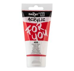 Darwi For You, Acrylfarbe, Tube 75 ml - Pyrrhusrot