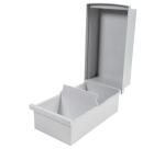 Boîte à fiches "K" DIN A7 - Gris lumière