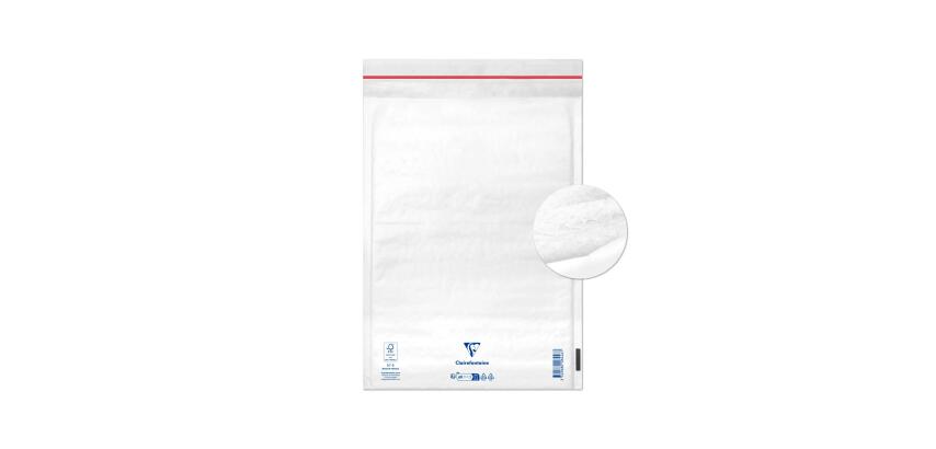 Clairefontaine Extra White Kraft Padded Envelopes, 220x330 - White