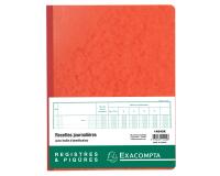 Piqûre Recettes journalières avec feuille d'identification - texte FR - 80 pages