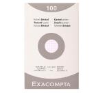 Étui de 100 fiches - bristol quadrillé 5x5 non perforé 125x200mm - Blanc