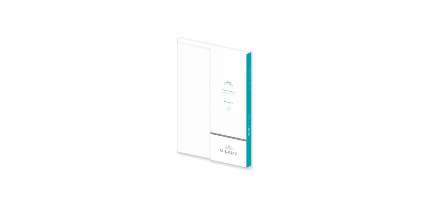 Ensemble Vélin de France 10 cartes + 10 enveloppes C6, sous sachet - Blanc