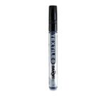 DARWI TEX OPAK, Textilmarker opak, Spitze 2mm, Inhalt 6ml, Schwarz - Schwarz