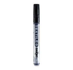 DARWI TEX OPAK, Textilmarker opak, Spitze 2mm, Inhalt 6ml, Schwarz - Schwarz