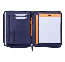 Rhodiarama petit conférencier pour bloc ou carnet format A5 - Bleu nuit