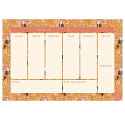 Weekplanner Color Design Toucan 26,5 x 18 cm - Visuel