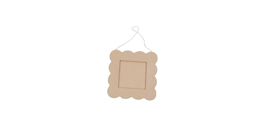 Cadre petit beurre 20x20cm - Kraft