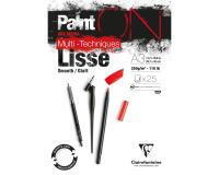 PaintON Lisse bloc collé 25F A3 250g