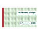  Manifold Quittances de loyer 12,5x21cm 50 feuillets tripli autocopiants - texte FR
