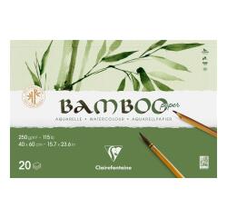 Bamboo, 2-seitig geleimter Block mit 20 Blatt Bambuspapier, 60x40 cm, 250g