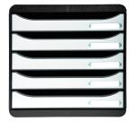 Module de classement Big Box Plus 5 tiroirs Glossy