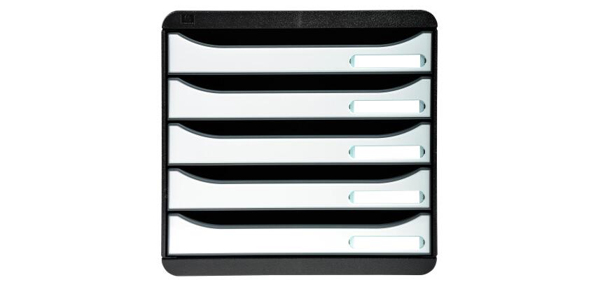 Module de classement Big Box Plus 5 tiroirs Glossy