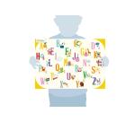 Puzzle, Abécédaire - Multicolore
