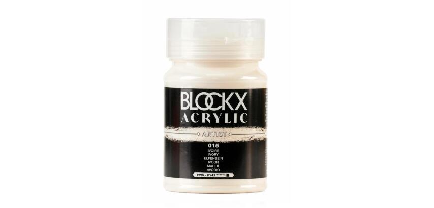 Blockx Acrylic Paint - 500ml - Ivory