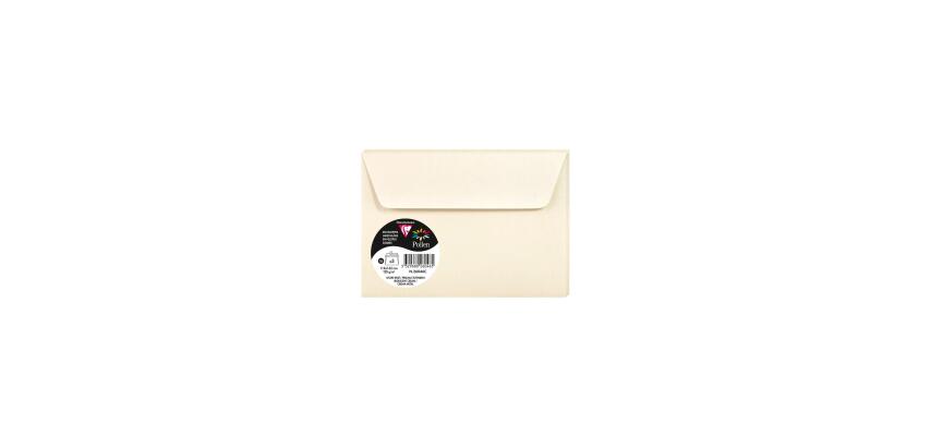 Pack of 5 Pollen envelopes 114x162mm 120g/m2 - Iridescent Ivory
