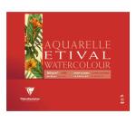 Clairefontaine Etival Watercolour Block - 24 x 30cm - 10 Sheets - 300gsm - Classic Grain
